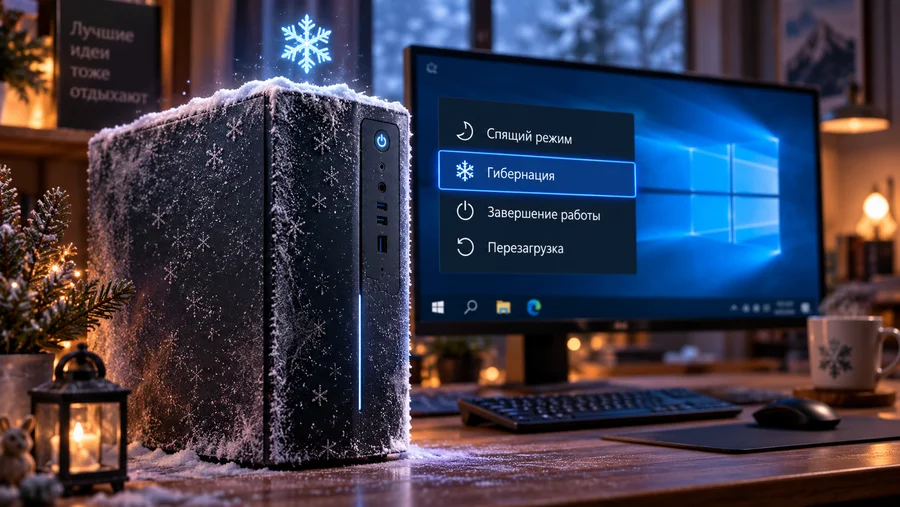 Как включить гибернацию в Windows 10